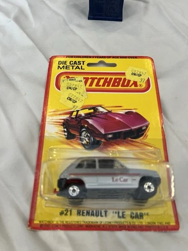 Vintage Matchbox Car, No.21, Renault “Le Car” Grey