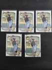 Konnor Griffin 2025 Bowman Draft Paper Prospect 5 Card Lot Pittsburgh Pirates