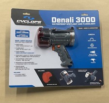 Cyclops Denali 3000 Lumen Waterproof Handheld Spotlight