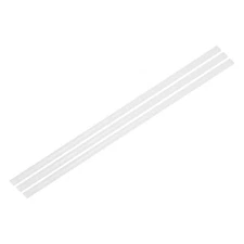 3 Pcs White Plastic Welding Rods 9.5mm x 1000mm HDPE Strip(0.4inch x 40inch)