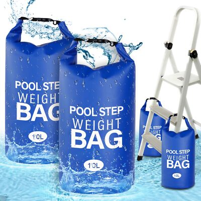 #ad Pool Step Weights Pool Ladder Weights for Above Ground Pools 2 Pack 10L 25LB ...