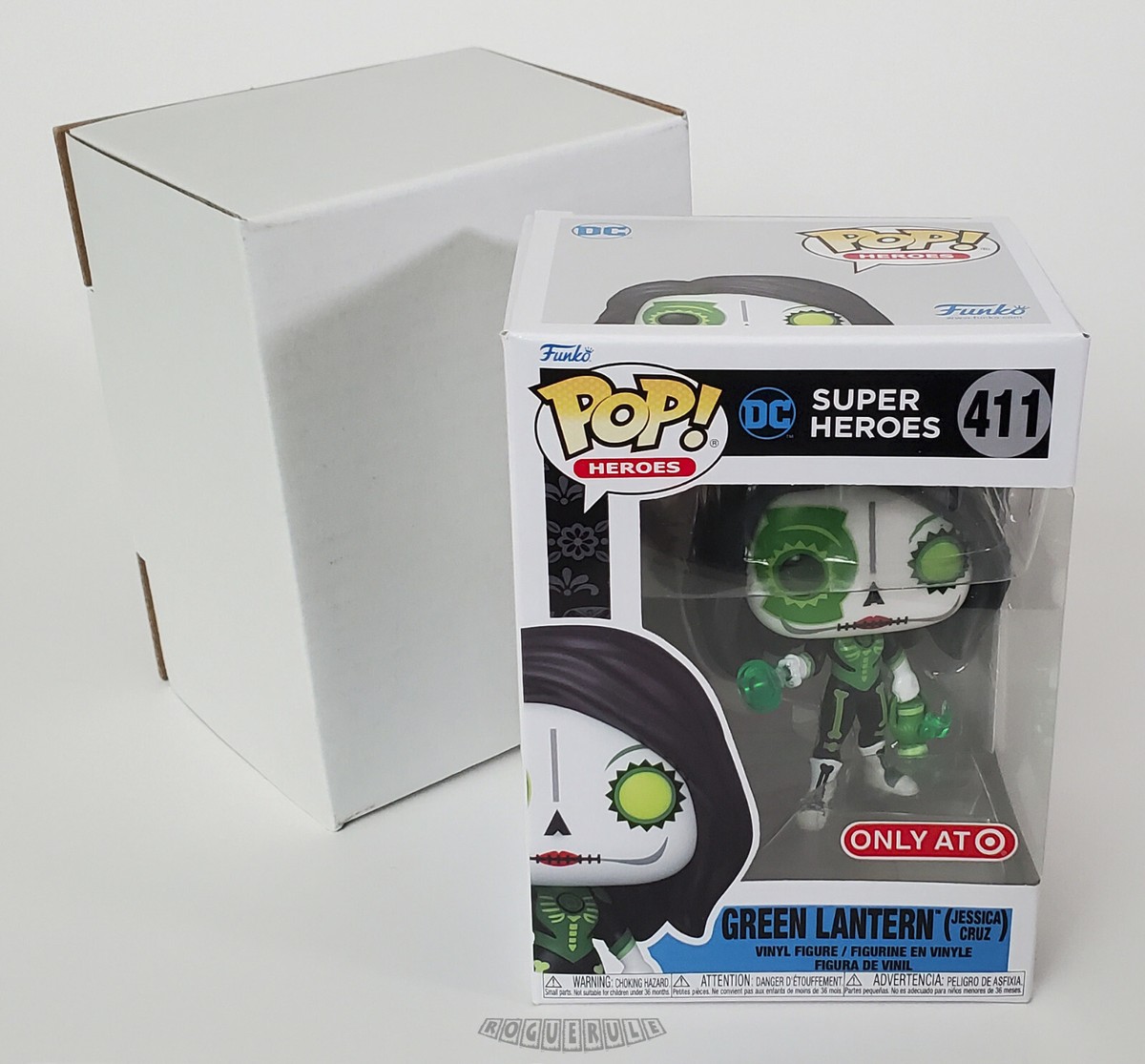 🚦Funko Pop! Super Heroes Dia De Los DC Green Lantern - #411