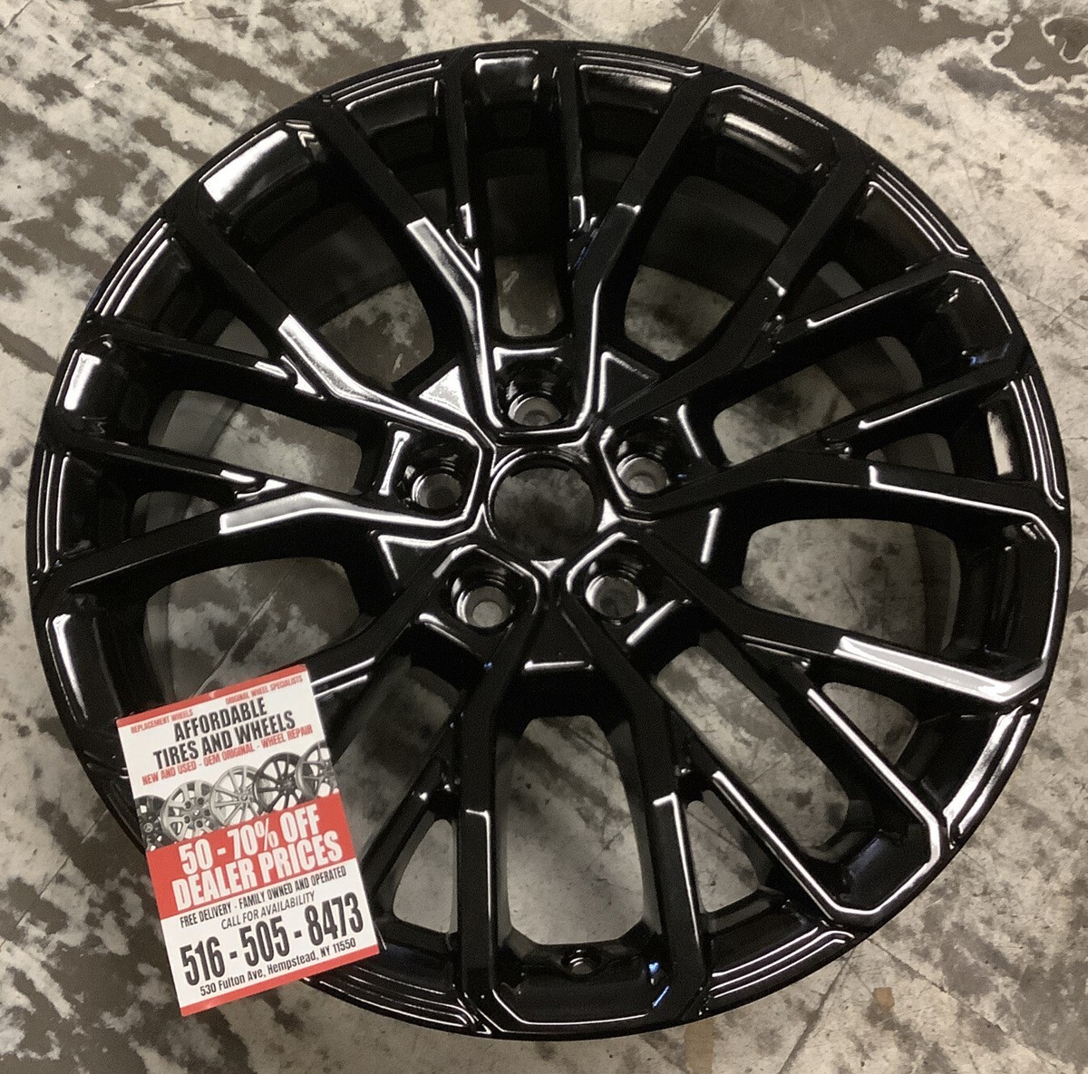 jxjxj 2021-2022 Jeep Grand Cherokee L 21x9 Gloss Black OEM Wheel