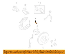 FORD OEM 04-14 Freestar Brake Components-Hub Assy Wheel Stud 4R3Z1107AA