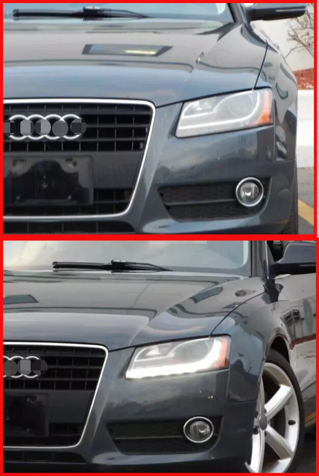 Cubierta de lente transparente esparcidor de vidrio para faros para Audi A5 A5 Quattro S5 2008-2012 Foto 2 de 4