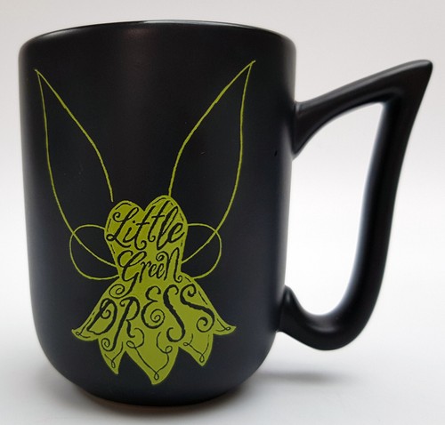 Taza de vestir pequeña campana verde de los parques de Disney taza Peter Pan mango de ala negra - Imagen 6 de 9