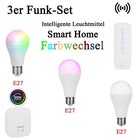 Intelligentes Glühbirnen Set HomeWizard App ALEXA steuerbar mit Fernbedienung