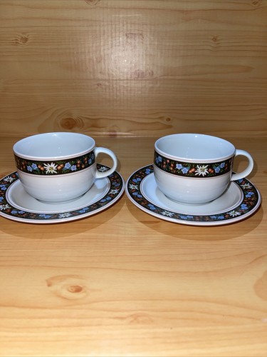 Suisse Langenthal Keramik Teetasse und Untertasse, 2er Set - Bild 1 von 10