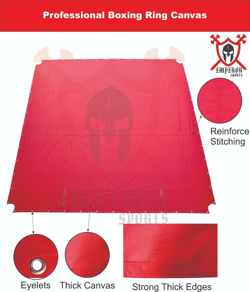 Anillo de boxeo profesional cubierta de lona cubierta de anillo de lucha libre MMA UFC WWE TNA WWF Foto 2 de 4
