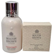 MOLTON BROWN Gift Heavenly Gingerlily Body Lotion Travel Size 100 ml  Soap