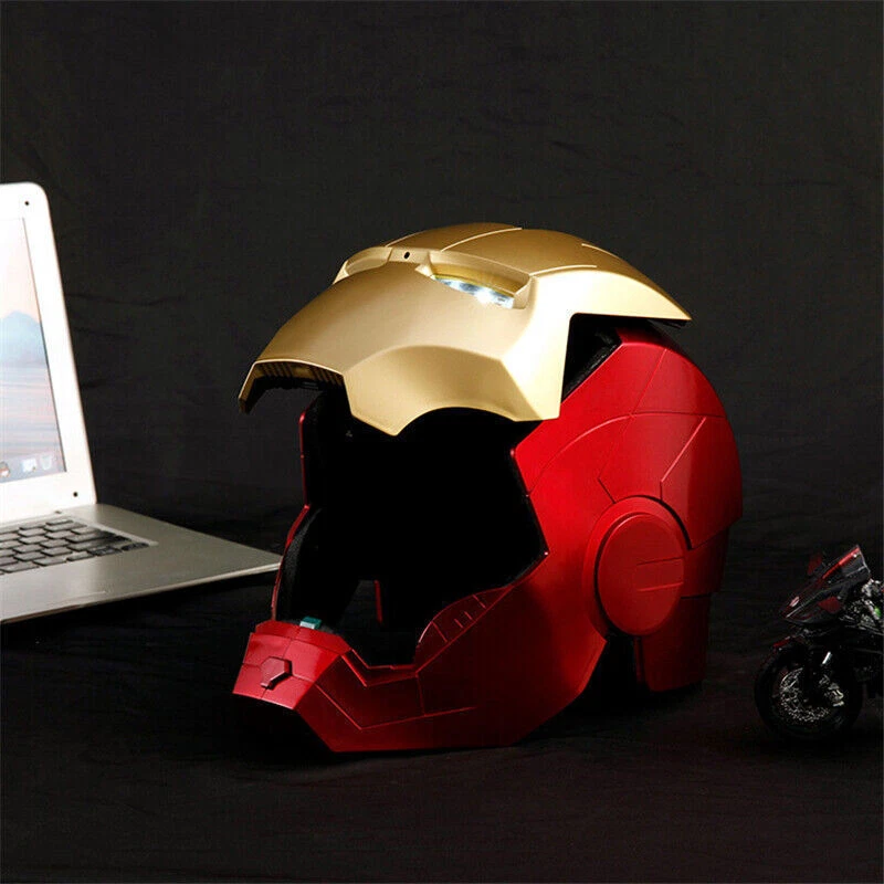 Iron Man 1/1 Wearable Helmet Cosplay Prop LED Mask Children Kids Christmas Gift - Bild 3 von 4
