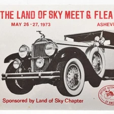 1973 Land Of Sky Antique Automobile Club Car Show AACA Ashville North Carolina