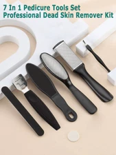 7 In 1 Pedicure Tools Set Professional Dead Skin Remover Kit Callus Remover NEW
