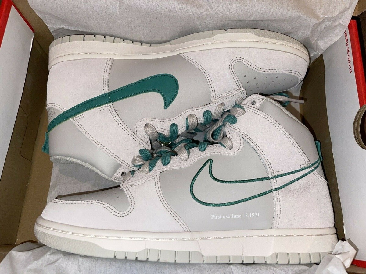 Nike Dunk High First Use Light Bone Green Noise DH0960-001 - Size