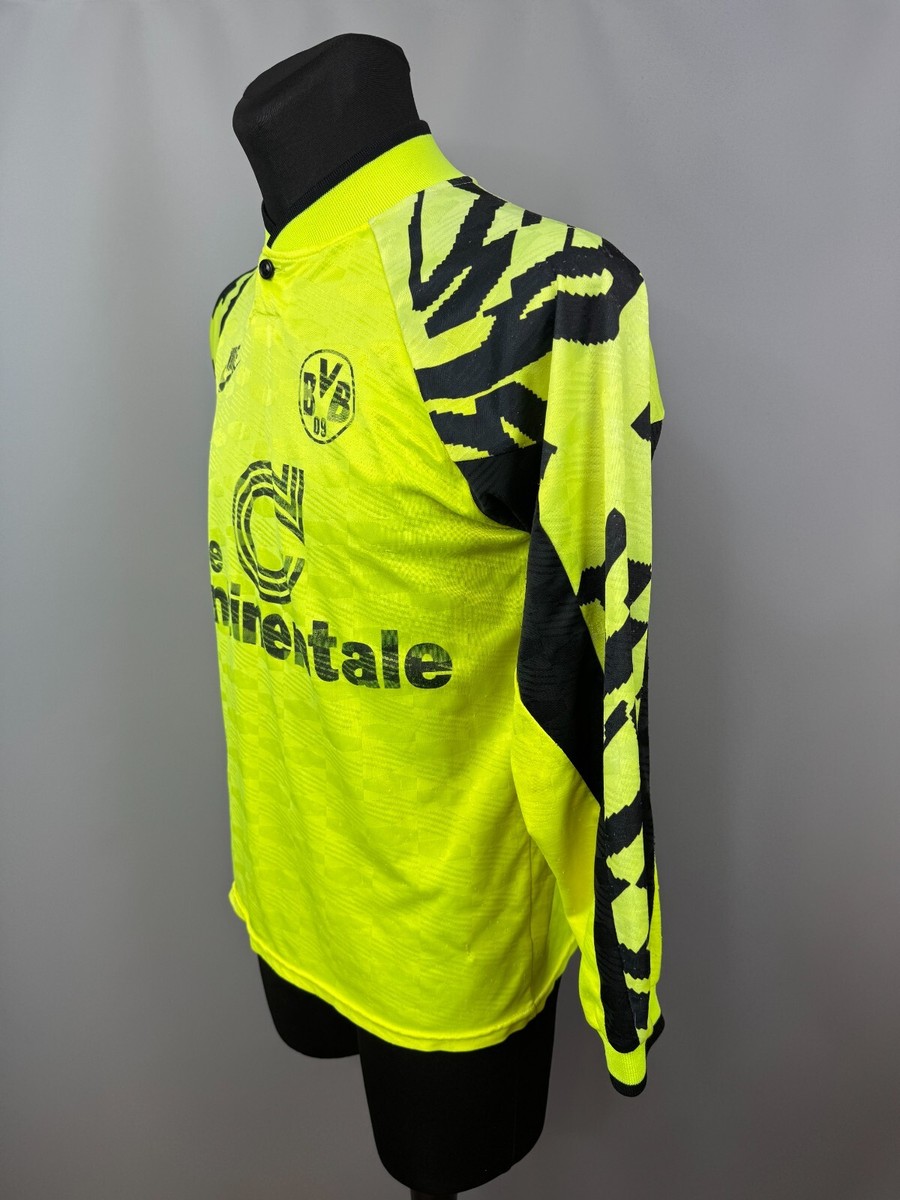 BORUSSIA DORTMUND 1991 1992 HOME SHIRT FOOTBALL SOCCER