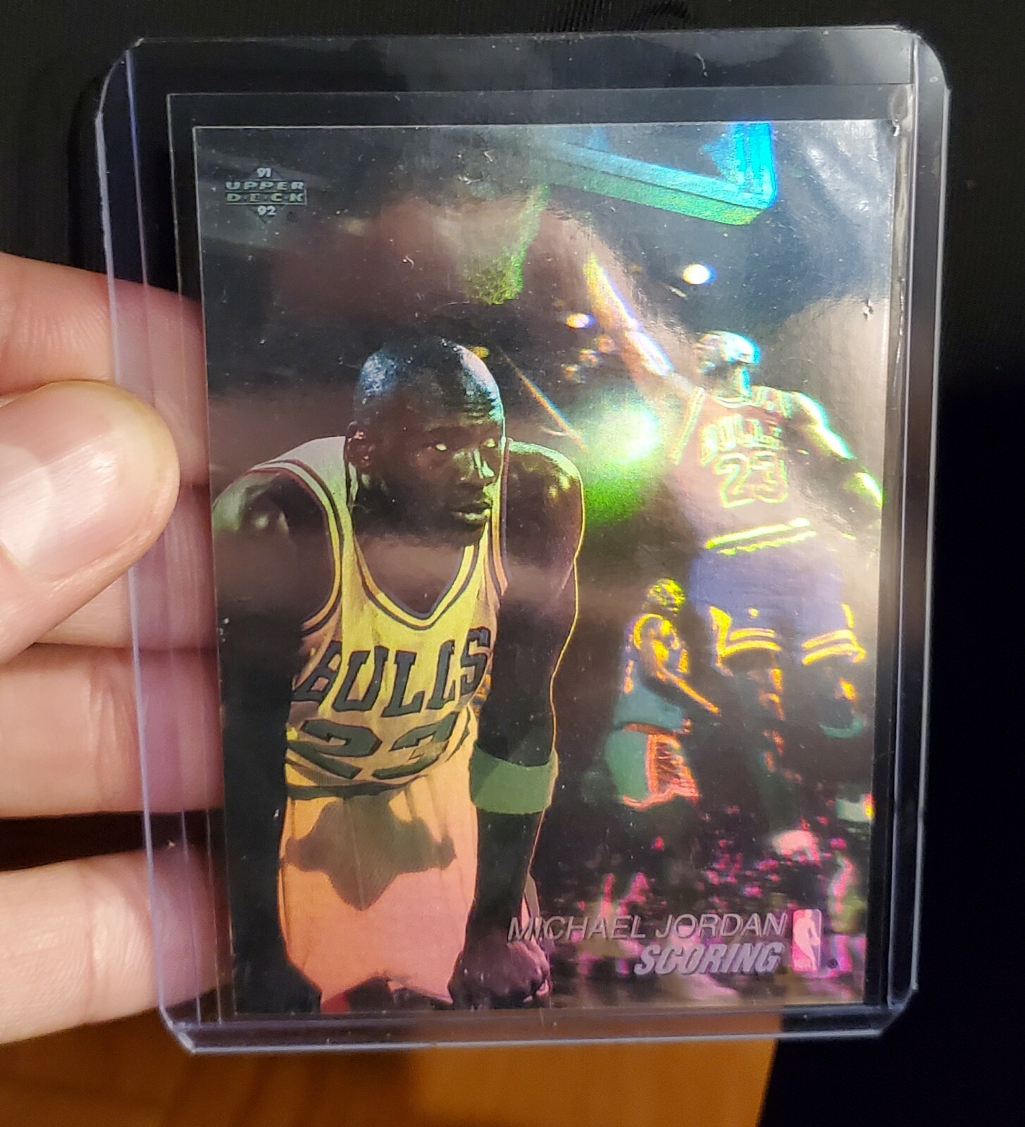 Michael Jordan 1992-1993 Upper Deck Hologram #AW1 HOF GOAT Superstar!