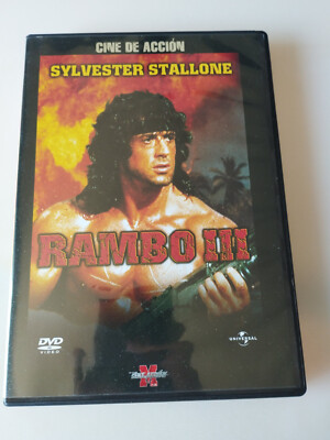 Rambo III Sylvester Stallone - DVD Spanish English Italienische Region 2 Am