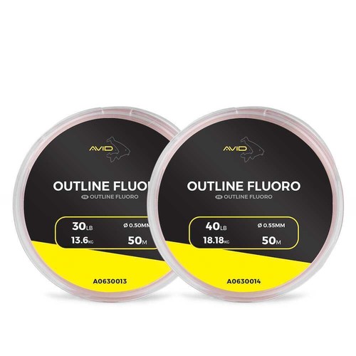 Avid Outline Fluoro / Carp Fishing Fluorocarbon Line eBay