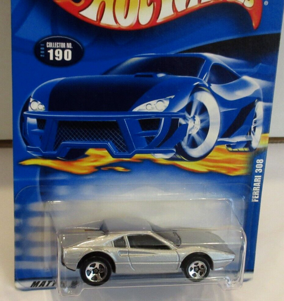2001 HOT WHEELS ~ FERRARI 308 ~ COLLECTOR #190 ~ NEAR MINT ~