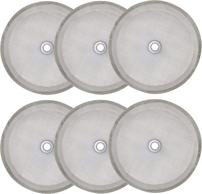 6 Pieces French Press Filters Screen, 4 Inch Stainle Maker 1000 Ml, 34 Oz, 8 Cup