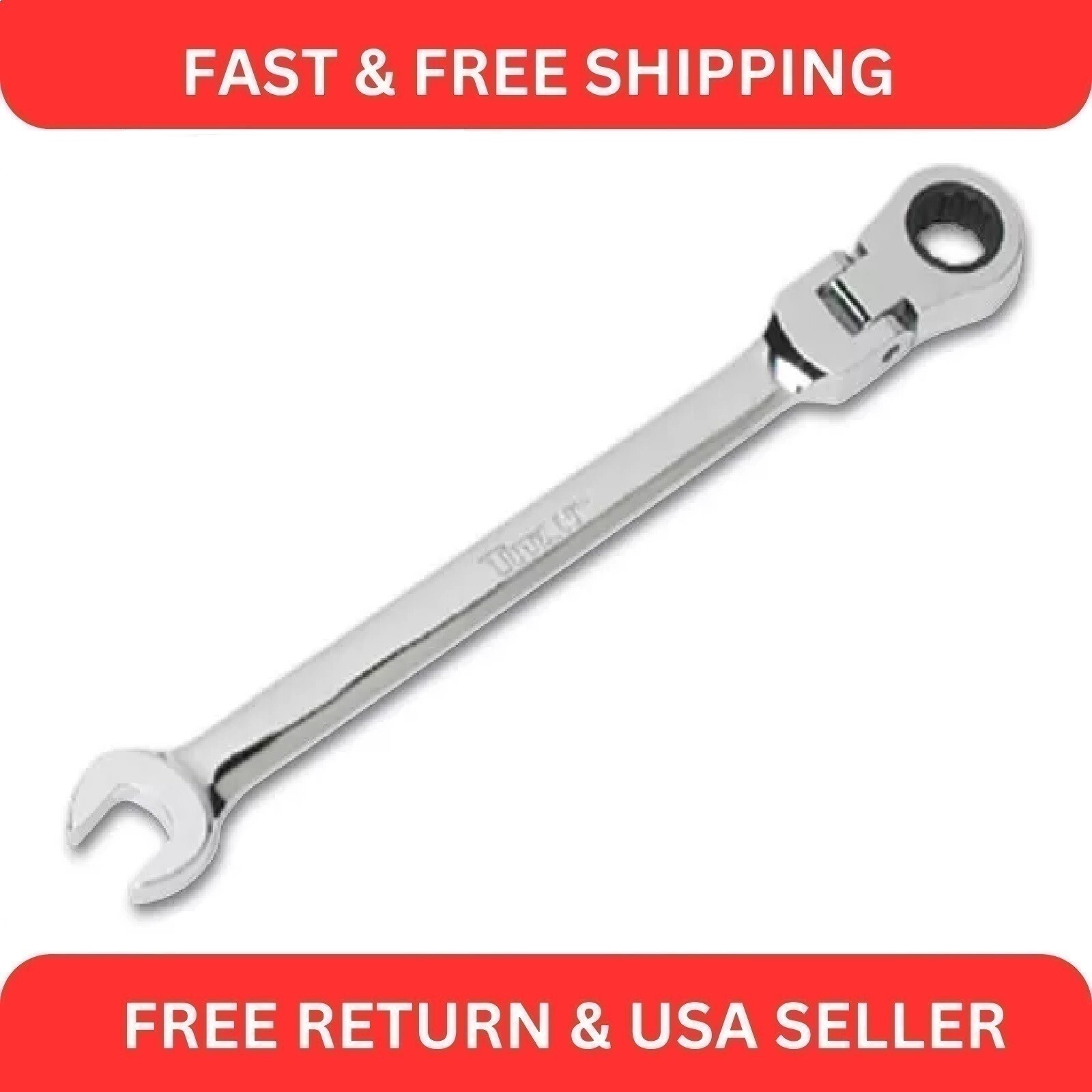 Titan 11206 1/4-Inch Drive Offset Micro Ratchet Wrench - 60-Tooth, Chrome Vanadium, For Tight Spaces In Automotive & DIY - View #5
