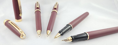 Sheaffer Prelude SET 4 pens, Red Fountain pen, Rollerball, Ballpoint pen, Pencil