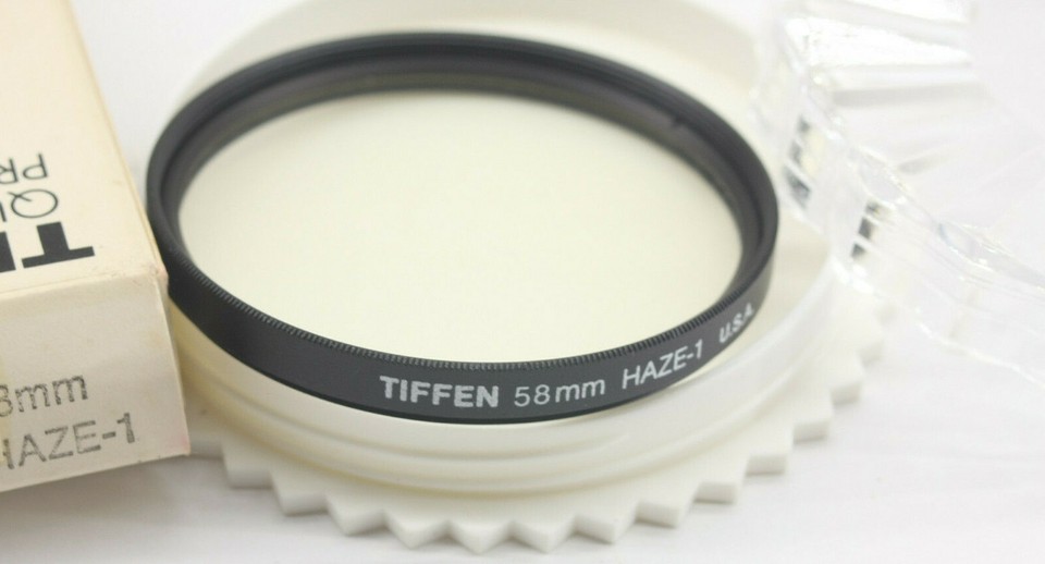 Tiffen 58mm Haze - 1 Screw On Filter W/Case - USA - USED EX+ - C1574 | eBay