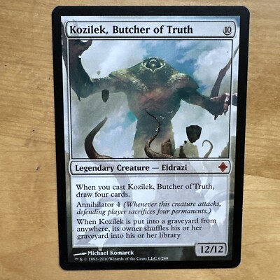 MTG Kozilek, Butcher of Truth Rise of the Eldrazi 006/248 Regular