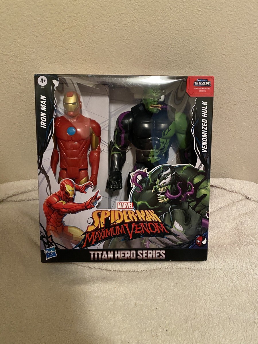 Marvel Titan Hero Series Spider-Man Maximum Venom Iron Man