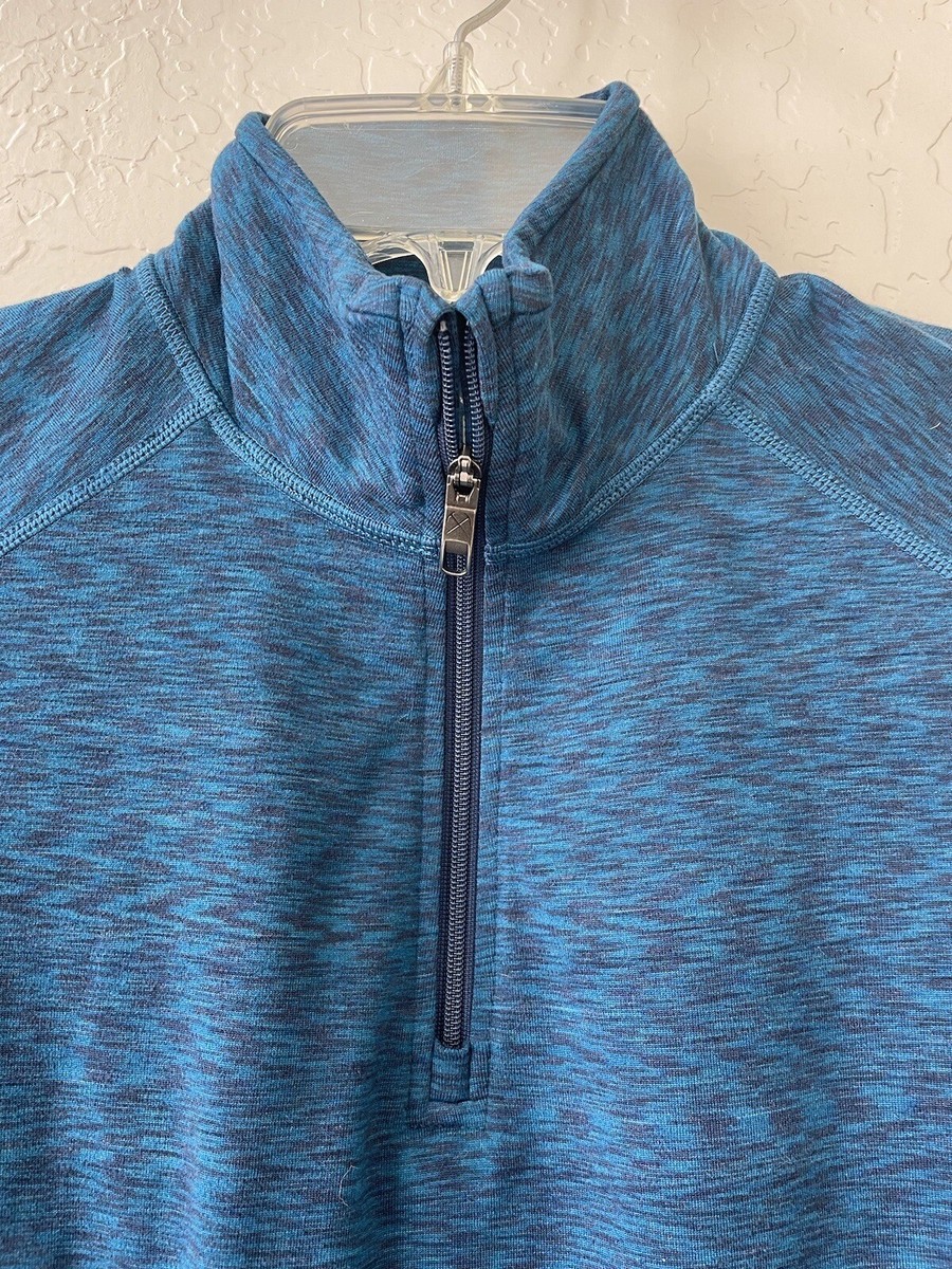 トップス rei REI Co-op Quarter-Zip Tech Shirt Womens Sz XS Blue 1/4 Zip