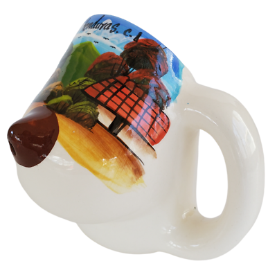 Souvenir Honduras Titty Boobie Mug Cup 8 oz Hand Painted Scenery | eBay