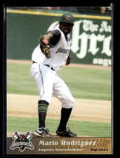 Mario Rodriguez 2011 Augusta Green Jackets Team Set