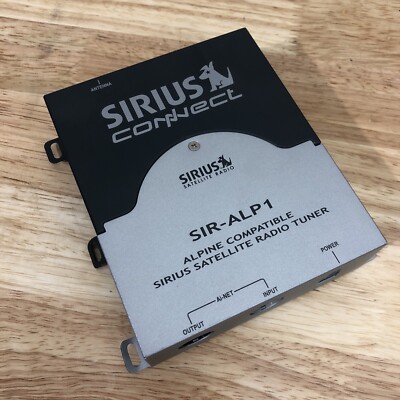 SIRIUS Connect Satellite Radio Tuner SIR-ALP1 Alpine UNIT ONLY UNTESTED