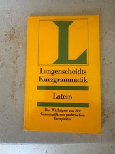 Langenscheidt Kurzgrammatik Latein