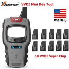 Xhorse Vvdi Mini Key Tool Key Fob Cloner And Remote Generator 10 X Super Chip