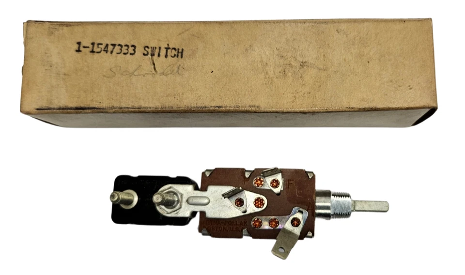 Interruptor limpiaparabrisas Studebaker Lark 1959 1547333 nuevo en stock Foto 2 de 4