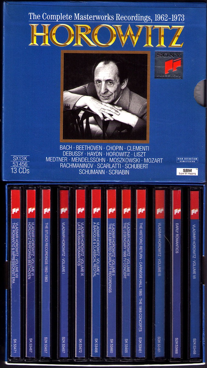 Vladimir HOROWITZ The Complete Masterworks Recordings 1962-1973 SONY 13CD Vo.1-9 Vladimir HOROWITZ The Complete Masterworks Recordings 1962-1973 SONY 13CD Vo.1-9