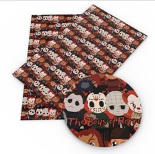 Boys of Horror FAUX LEATHER SHEET 8 X 12" 1104489 Scary Movie SMOOTH TEXTURE