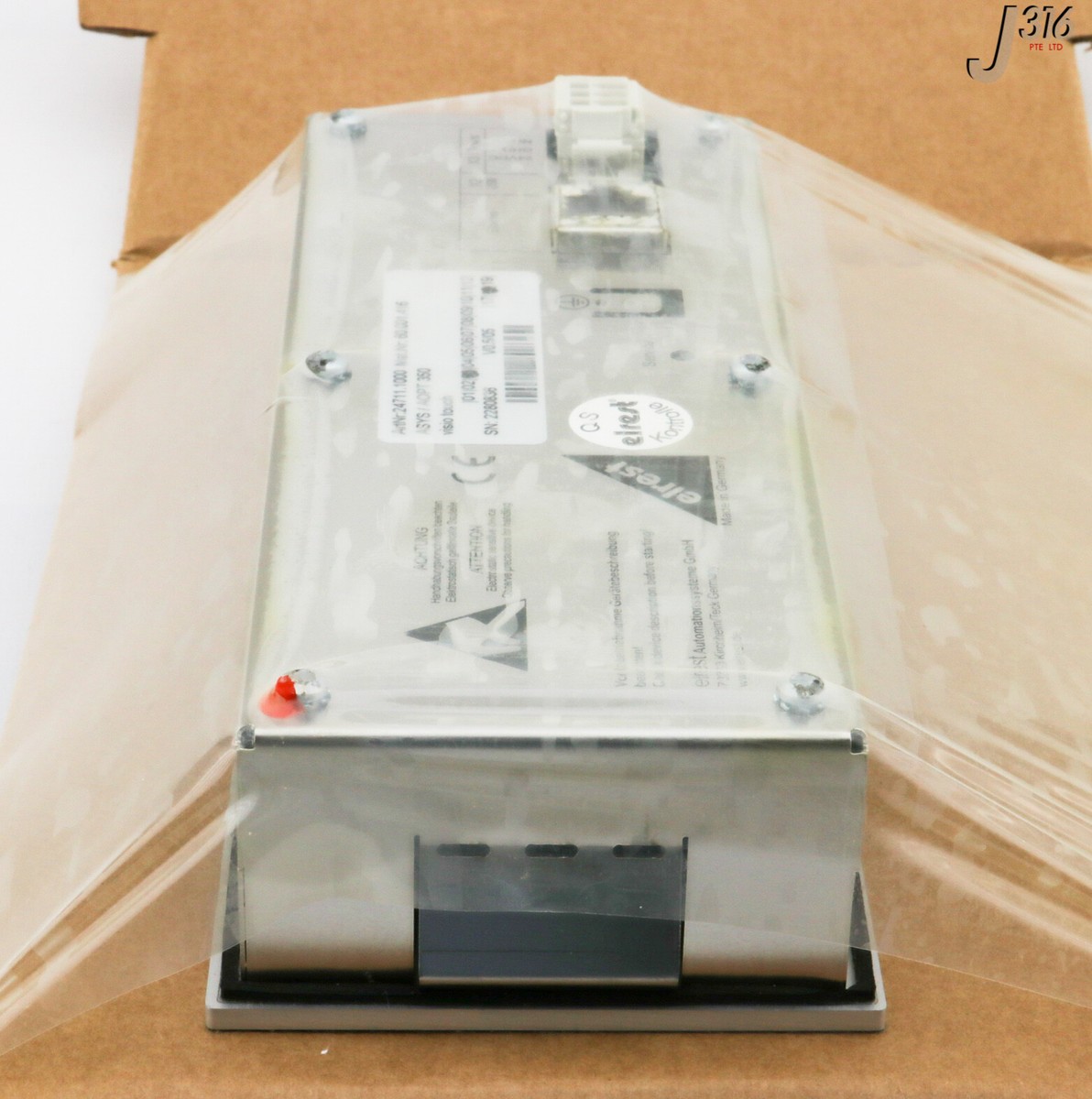 31702 ELREST VISIO TOUCH HMI PANEL, 24711.1000 (NEW) ASYS/AOPT 350