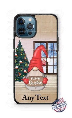 Gnomes Merry Christmas Tree Custom Phone Case For iPhone 13 Samsung s21 Google 3