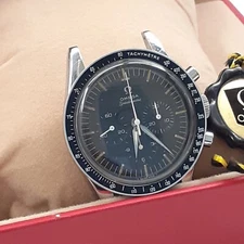 W/Box Collectable Omega Speedmaster 39 mm Steel Manual Head Only Watch 2998-3