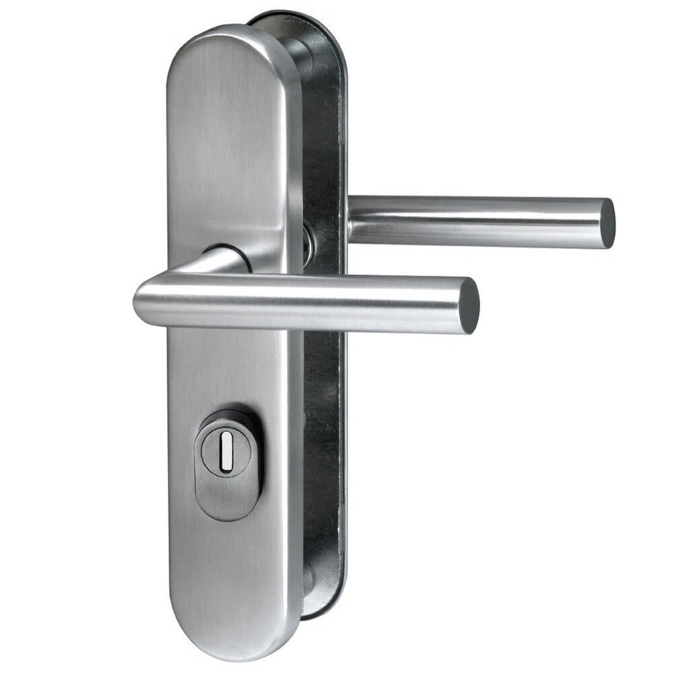 Langschildgarnitur Türdrücker CL Form Türgriff Schutzbeschlag Kernziehschutz - Bild 2 von 2