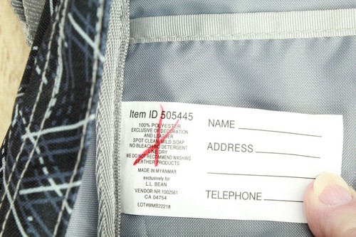 LL Bean Unisex Adult Weatherproof Polyester 37L Deluxe School Backpack - Picture 12 of 12