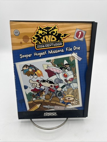 Codename Kids Next Door Sooper Hugest Missions File One DVD Cartoon Network Rare