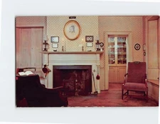 Postcard Living Room The Wadsworth Longfellow House Portland Maine USA