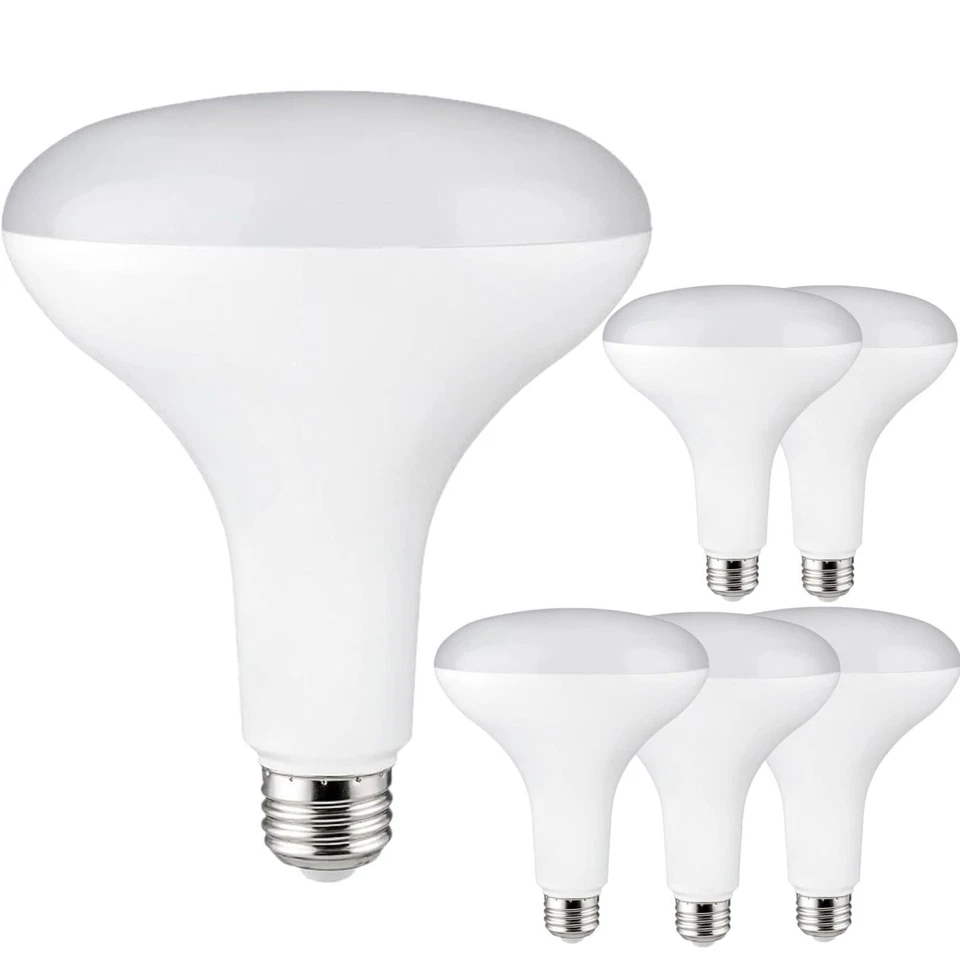 DIODESY 6Pack BR40 LED Reflector Light Bulb, 3000K, 13W(85W), 1150LM, Dimmable