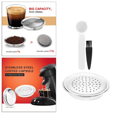 Rechargeable Réutilisable Capsule pour   Café Filtre À Café Expresso