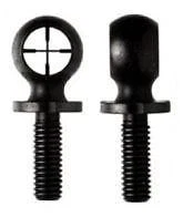 KNS Front Sight Crosshair Hooded Duplex Post