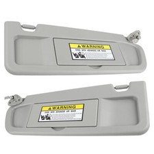 Sun Visor Gray Pair For 2006-2011 Honda Civic Visors Left Right Visor Set Sun Visor Gray Pair For 2006-2011 Honda Civic Visors Left Right Visor Set