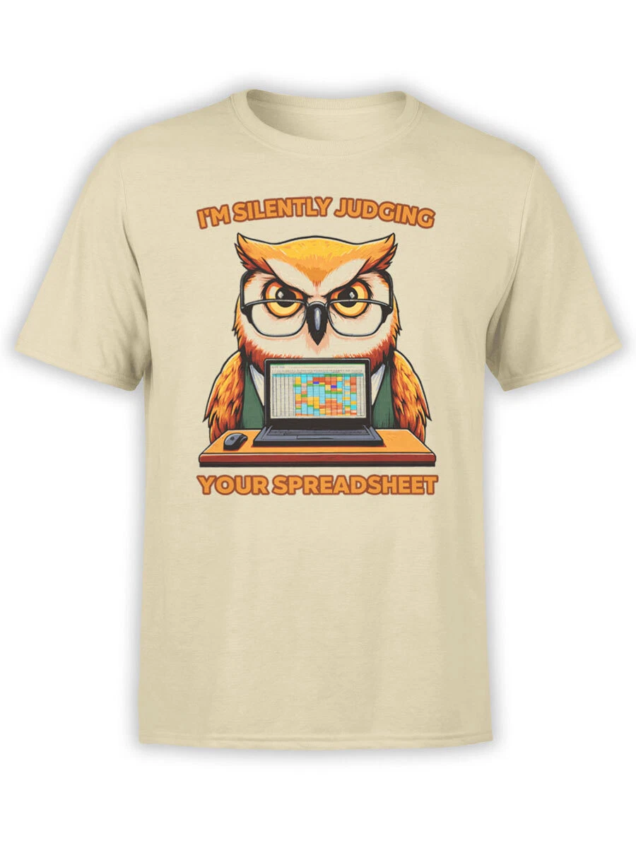 FANTUCCI Accountants T-Shirt Collection | Judgmental Owl T-Shirt | Unisex